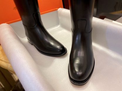 Replica Hermes Women's Jumping Boot Kelly Long Boots CalfSkin #3339 - Image 10