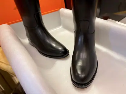 Replica Hermes Women's Jumping Boot Kelly Long Boots CalfSkin #3339 - Image 10
