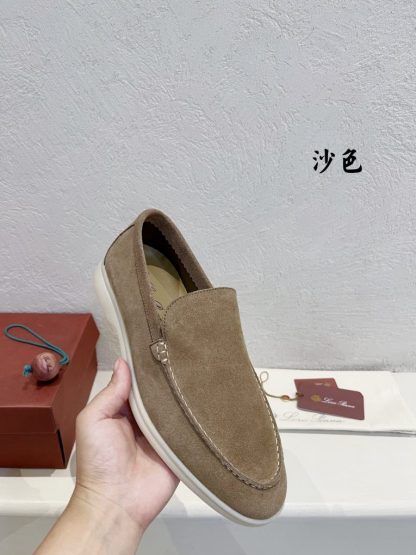 Replica Loro Piana Men's Summer Walk Loafers Suede Loafer #3180 - Image 2