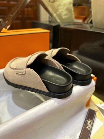 Replica Hermes Women's GO Mule Suede Mule #3341 - Image 13