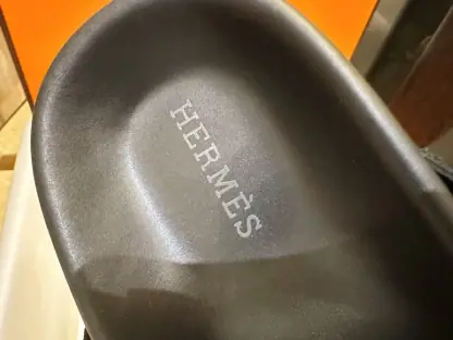 Replica Hermes Women's GO Mule Black Suede Mule #3342 - Image 5