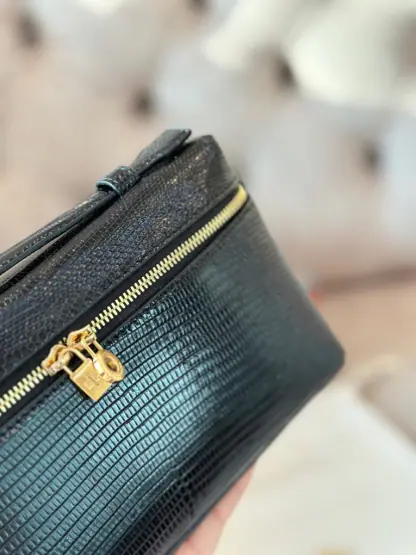 Replica Loro Piana Extra Pocket L19 Lizard Leather Bag #3065 - Image 7