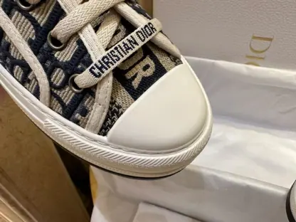 Replica Dior Walk'n'Dior Platform Sneaker Deep Blue For Women 2024 #3324 - Image 9