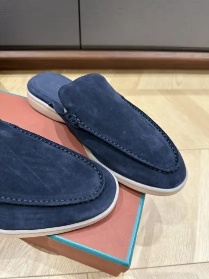 Replica Loro Piana Babouche Walk Loafers Men Suede Shoes #3253 - Image 7