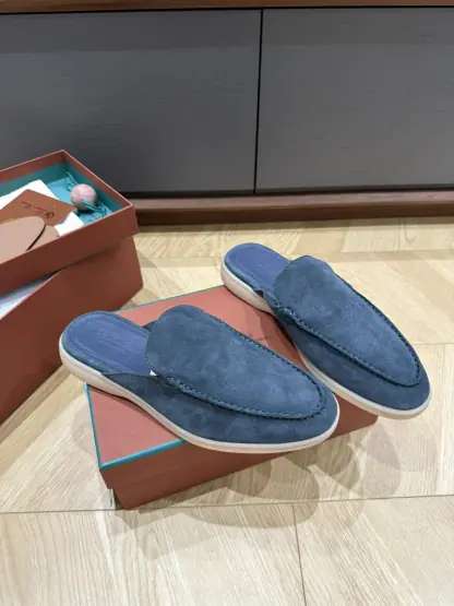 Replica Loro Piana Babouche Walk Loafers Men Suede Shoes #3251 - Image 9