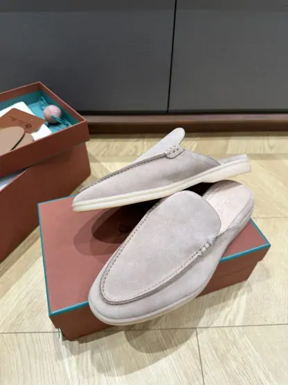 Replica Loro Piana Babouche Walk Loafers Men Suede Shoes #3249 - Image 3