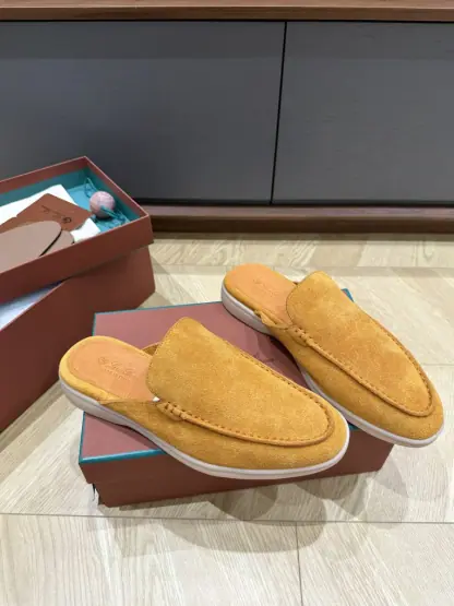 Replica Loro Piana Babouche Walk Loafers Men Suede Shoes #3248 - Image 4