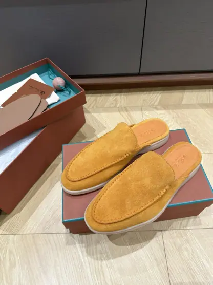 Replica Loro Piana Babouche Walk Loafers Men Suede Shoes #3248 - Image 5