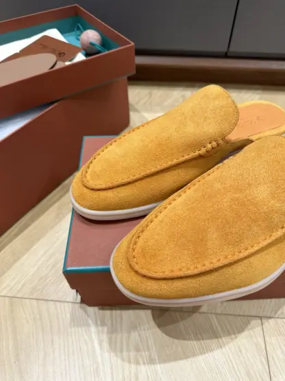 Replica Loro Piana Babouche Walk Loafers Men Suede Shoes #3248 - Image 6