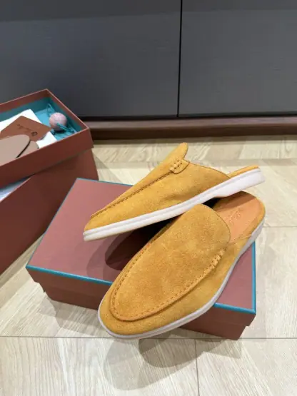 Replica Loro Piana Babouche Walk Loafers Men Suede Shoes #3248 - Image 8