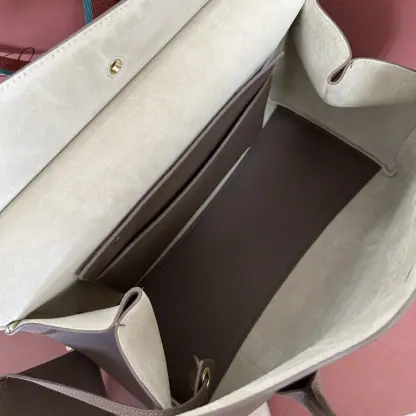 Replica Loro Piana Loom bag L32 Women Tote Fossil Grained Calfskin #3353 - Image 2