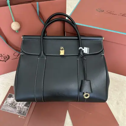 Replica Loro Piana Loom bag L32 Women Tote Smooth Calfskin #3346