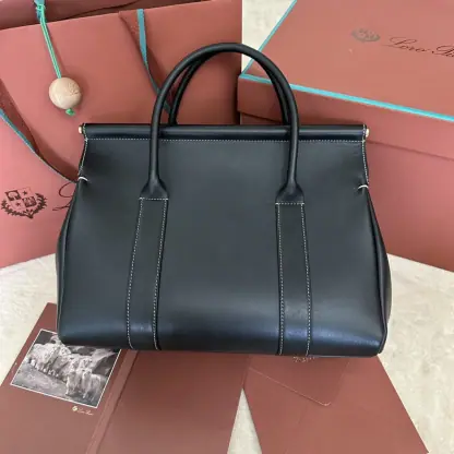 Replica Loro Piana Loom bag L32 Women Tote Smooth Calfskin #3346 - Image 7
