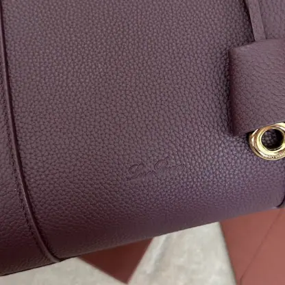 Replica Loro Piana Loom bag L32 Women Tote Azuki Beans Grained Calfskin #3348 - Image 3