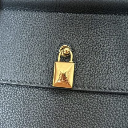 Replica Loro Piana Loom bag L32 Women Tote Navy Blue Grained Calfskin #3347 - Image 3