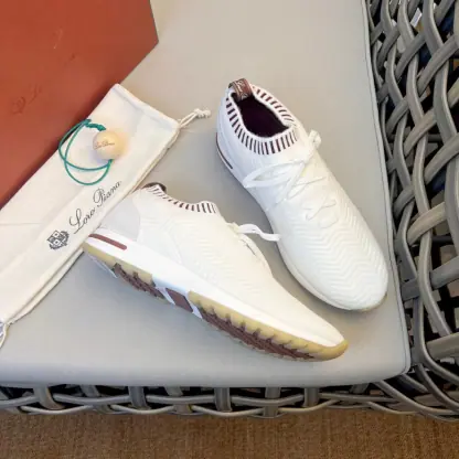 Replica Loro Piana Loro 360 LP Flexy Walk Sneakers Cashmere #3216 - Image 5