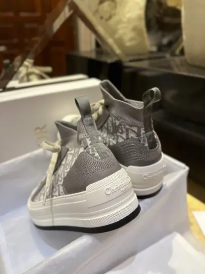 Replica Dior Walk'n'Dior Gray Sneaker For Women 2024 #3327 - Image 8