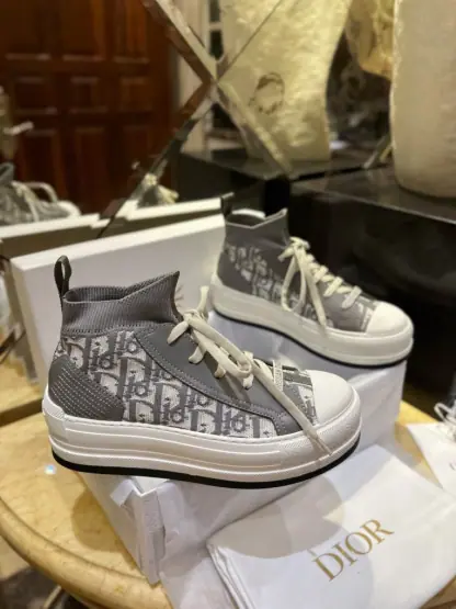 Replica Dior Walk'n'Dior Gray Sneaker For Women 2024 #3327