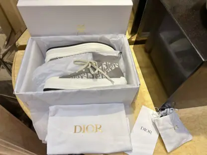 Replica Dior Walk'n'Dior Gray Sneaker For Women 2024 #3327 - Image 15