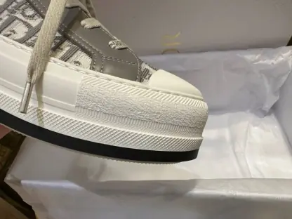 Replica Dior Walk'n'Dior Gray Sneaker For Women 2024 #3327 - Image 7
