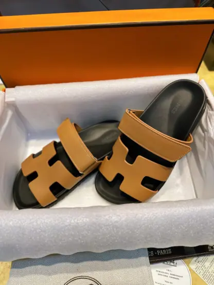 Replica Hermes Women's Chypre Sandal Classic CalfSkin #3331 - Image 12