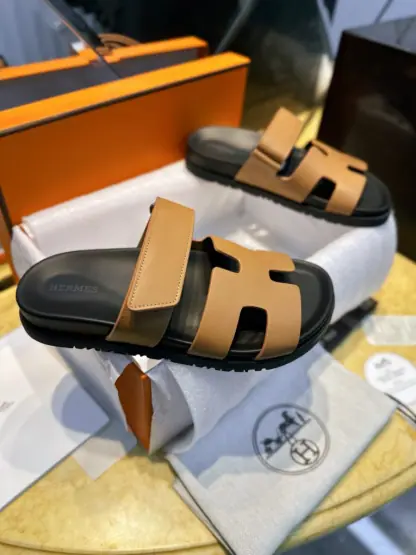 Replica Hermes Women's Chypre Sandal Classic CalfSkin #3331 - Image 14
