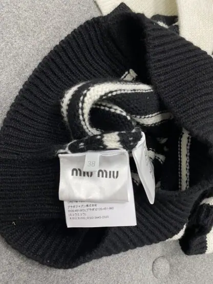 Replica Miu Miu Cotton knit tank top Marble Gray Women 2024 #3316 - Image 2