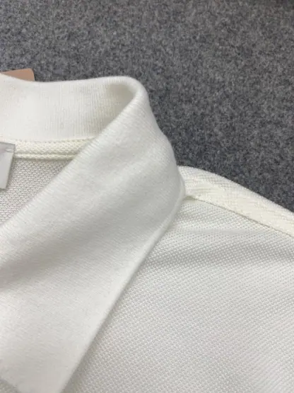 Replica Miu Miu Cotton piqué polo shirt white Women 2024 #3314 - Image 15