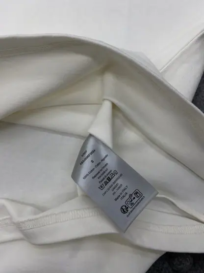 Replica Handwritten Christian Dior Relaxed-Fit T-Shirt White Cotton Jersey Men #3298 - Image 6