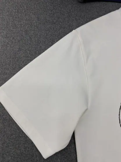Replica Handwritten Christian Dior Relaxed-Fit T-Shirt White Cotton Jersey Men #3298 - Image 4