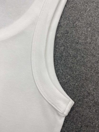 Replica Prada Ribbed knit jersey tank top Women 2024 #3306 - Image 3