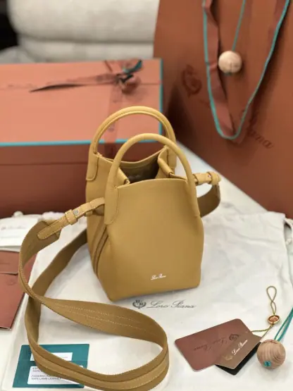 Replica Loro Piana Micro Bale bag Calfskin #3050 - Image 8