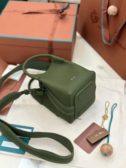 Replica Loro Piana Micro Bale bag Calfskin #3049 - Image 6