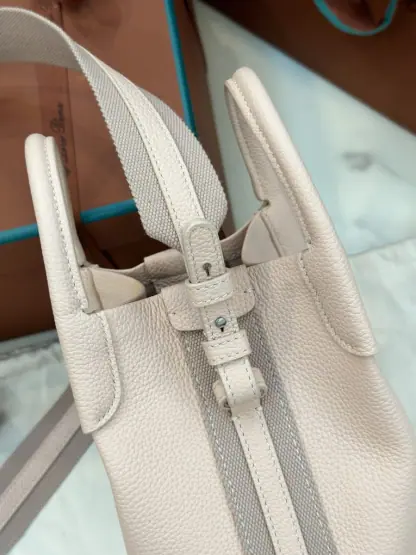 Replica Loro Piana Micro Bale bag Calfskin #3046 - Image 8