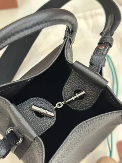 Replica Loro Piana Micro Bale bag Calfskin #3045 - Image 5