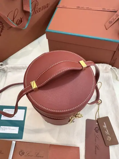 Replica Loro Piana Extra Case Medium bag Calfskin #3092 - Image 9