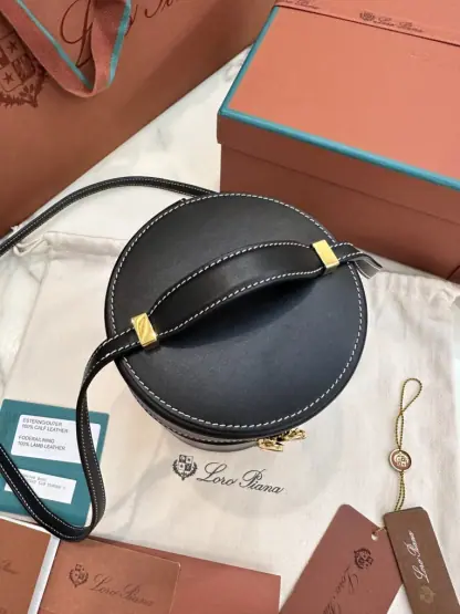 Replica Loro Piana Extra Case Medium bag Smooth Calfskin #3100 - Image 8