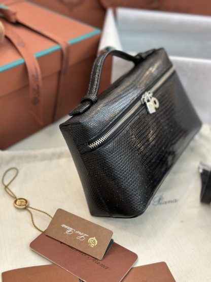 Replica Loro Piana Extra Pocket L19 Lizard Leather Bag #3061 - Image 5