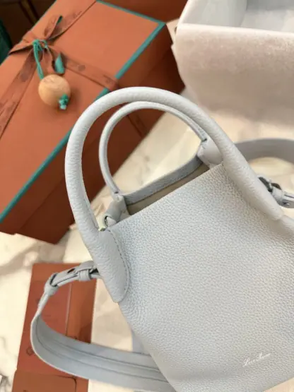 Replica Loro Piana Micro Bale bag Calfskin #3044 - Image 4