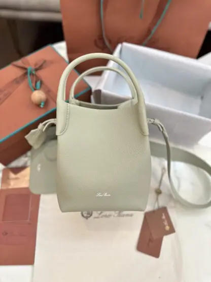Replica Loro Piana Small Bale bag Calfskin #3035