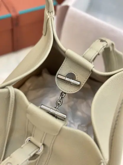 Replica Loro Piana Small Bale bag Calfskin #3035 - Image 8