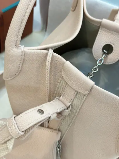 Replica Loro Piana Small Bale bag Calfskin #3034 - Image 4