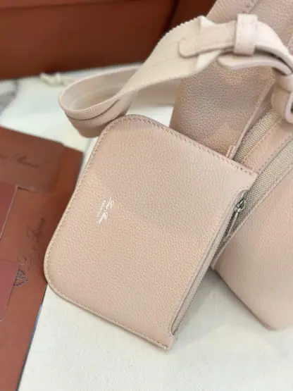 Replica Loro Piana Small Bale bag Calfskin #3034 - Image 7