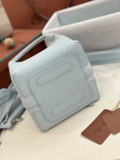 Replica Loro Piana Small Bale bag Calfskin #3036 - Image 7