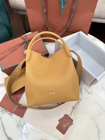 Replica Loro Piana Large Bale bag Calfskin #3042 - Image 2