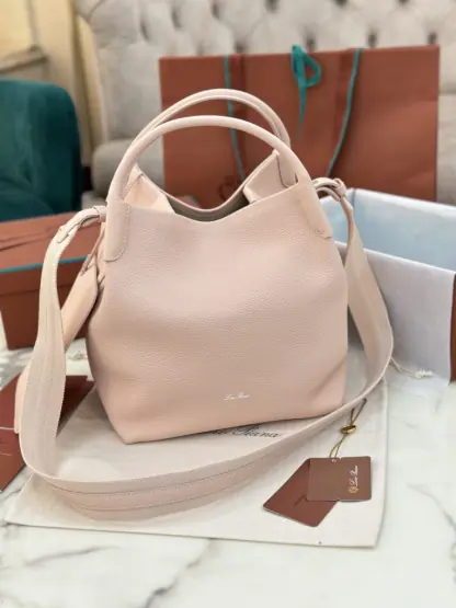 Replica Loro Piana Large Bale bag Calfskin #3041 - Image 5
