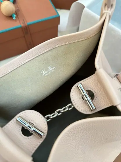 Replica Loro Piana Large Bale bag Calfskin #3041 - Image 6