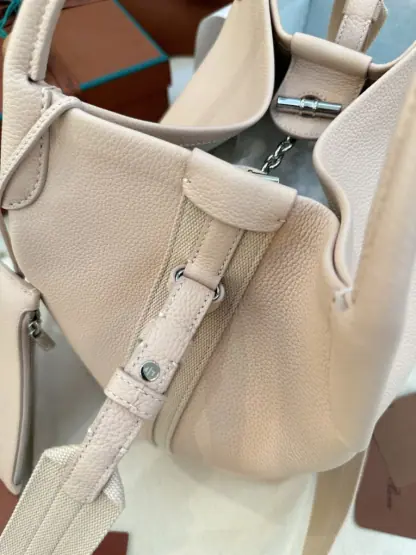 Replica Loro Piana Large Bale bag Calfskin #3041 - Image 9
