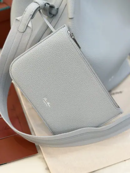 Replica Loro Piana Large Bale bag Calfskin #3040 - Image 6