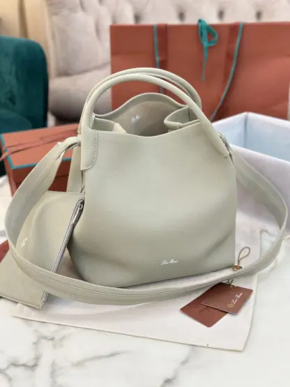 Replica Loro Piana Large Bale bag Calfskin #3039 - Image 8